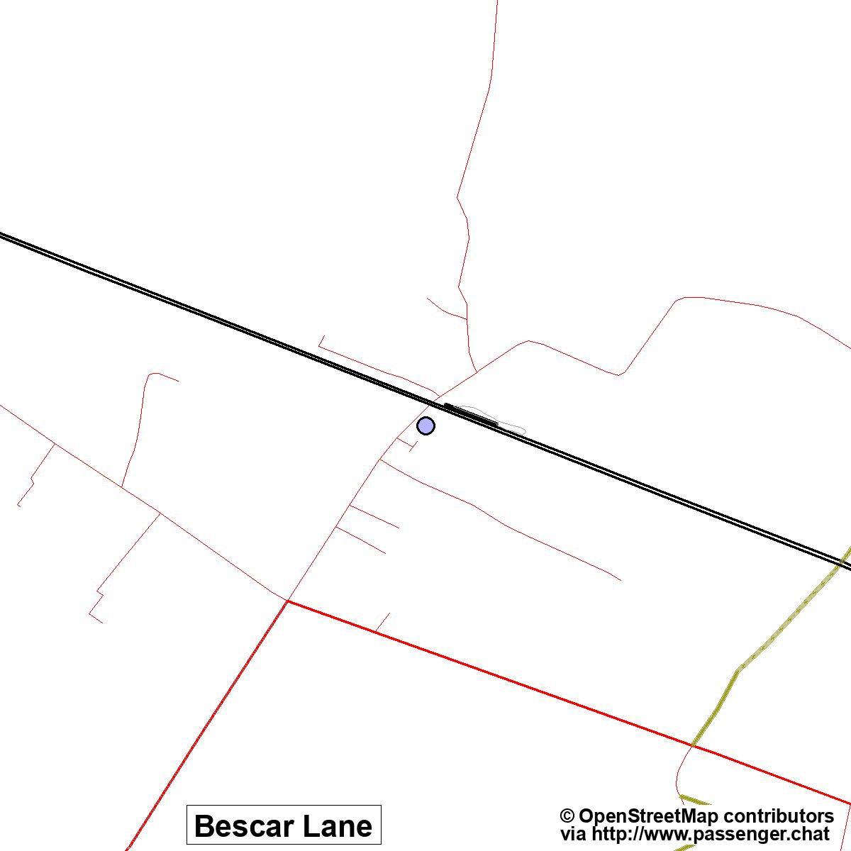 Where do people go from Bescar Lane (BES) station